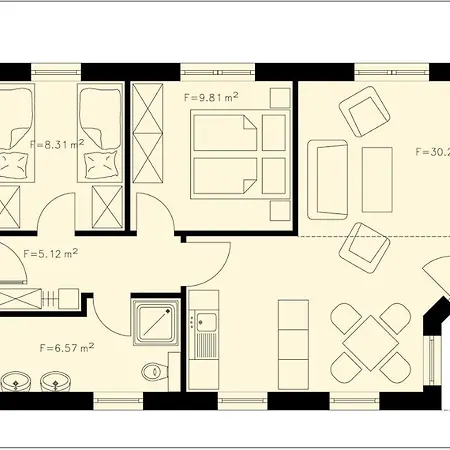 Strandhus - Apt. 02 Apartamento Sellin (Rugen)